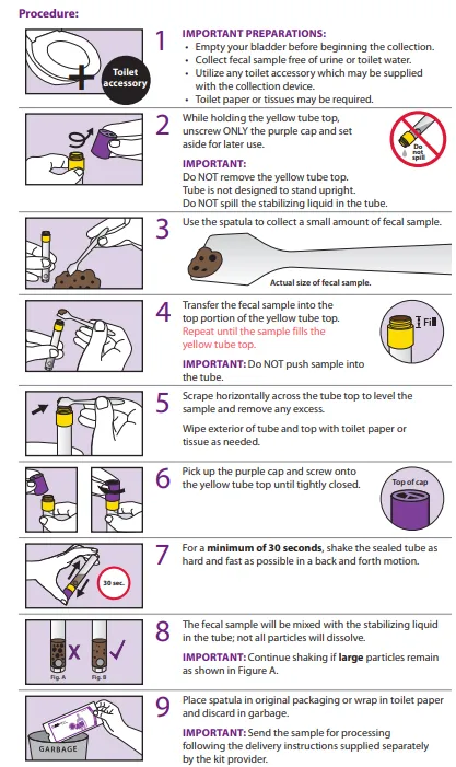 Image of biosample instructions 